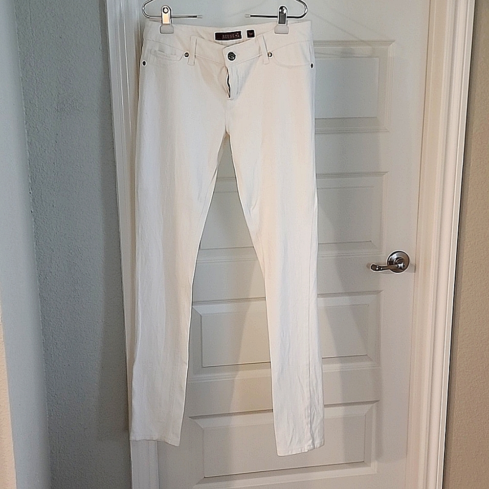 REUSE JEANS Straight Leg, White Jeans,  Sz. 30, White
